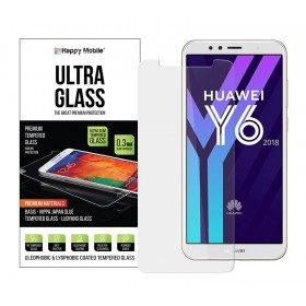 Защитное стекло для Huawei Y6 Prime 2018 (Y6, Honor 7A) - Happy Mobile 2.5D Ultra Glass Premium 0.3mm (Japan Asahi)