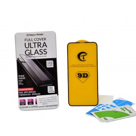 Защитное стекло для iPhone X / Xs (Black) - Happy Mobile 9D Slim Full Cover Ultra Glass Premium