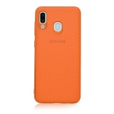 Чехол-накладка Plexus Case Samsung Galaxy A50 (Оранжевый)