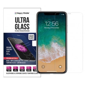 Защитное стекло для iPhone Xs Max (No Brow) - Happy Mobile 2.5D Ultra Glass Premium 0.3mm (Japan Toyo Glue)