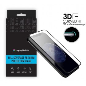 Защитное стекло для iPhone Xs Max / 11 Pro Max - Happy Mobile 3D Full Cover Ultra Glass Premium(High End) (Nano Edge Black)