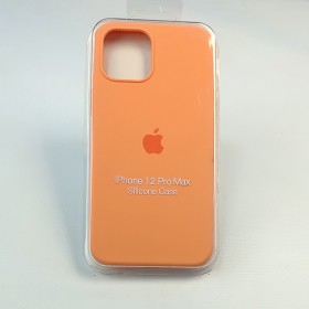 Чехол для iPhone 12 / 12 Pro - Full Soft Silicone Case (Peach)
