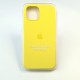 Чехол для iPhone 12 / 12 Pro - Full Soft Silicone Case (Yellow)
