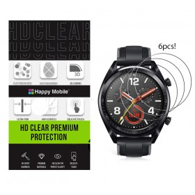 Защитная пленка гидрогель для любых Smart Watch Garmin - Happy Mobile 3D Curved TPU Film (6шт.) (Devia Korea TOP Hydrogel Material)