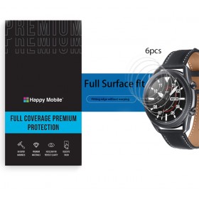 Защитная пленка гидрогель для Samsung Galaxy Watch 3 45mm - Happy Mobile 3D Curved TPU Film (6шт.) (Devia Korea TOP Hydrogel Material)
