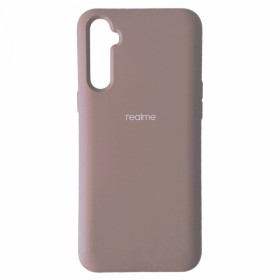 Чехол Silicone Cover FULL for Realme 6 Pro (Original Soft Case Pink Sand)