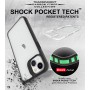 Чехол-накладка TT Carbon Fiber Case Series для iPhone 13 Pro (Clear)