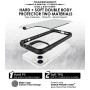 Чехол-накладка TT Carbon Fiber Case Series для iPhone 13 Mini (Clear)