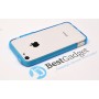 Чехол бампер Pinlo BLADEdge для iPhone 5c (Transparent Blue) + пленка