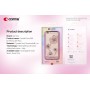 Чехол с кристалами Comma Crystal Flora 360 для iPhone Plus/ 6s Plus (Rose Pink)