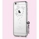 Чехол с кристалами Devia Crystal Garland для iPhone 6 / 6s (Silver)