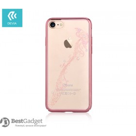 Чехол с кристалами Devia Crystal Papillon для iPhone 7 | 8 (Rose Gold)