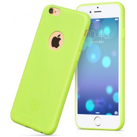 Чехол накладка HOCO Juice series TPU для iPhone 6 Plus / 6s Plus (Салатовый / Зеленый)