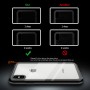 Чехол-накладка TT Glass Case Series для iPhone X / Xs (Black TPU)