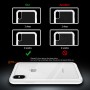 Чехол-накладка TT Glass Case Series для iPhone X / Xs (White TPU)