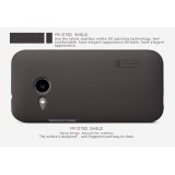Чехол Nillkin для HTC One Mini 2 (Super Frosted Shield Коричневый) + защитная плёнка