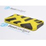 Чехол Pinlo Antlers для iPhone 5s / 5 (Black Yellow) + пленка