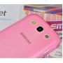 Чехол Ultra Thin Silicon Remax 0.2mm для Samsung Galaxy S3 (Прозрачный / Розовый)