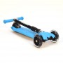 Детский самокат 3Style Scooters® JW032 - Великобритания (Flashing Wheels, Foldable T-bar, Blue color)