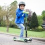 Детский самокат 3Style Scooters® JW032 - Великобритания (Flashing Wheels, Foldable T-bar, Green color)