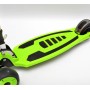 Детский самокат 3Style Scooters® JW035 Update 2018 - Великобритания (Flashing Wheels, Foldable T-bar, Green color)
