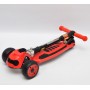 Детский самокат 3Style Scooters® JW035 Update 2018 - Великобритания (Flashing Wheels, Foldable T-bar, Red color)