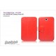 Кожаный чехол IcareR для Samsung n5100 Galaxy Note 8.0 (Two Folder Red)