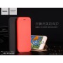 Кожанный чехол-книжка HOCO Juice Series Nappa для iPhone 6 Plus / 6s Plus (Красный)
