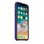 Оригинальный чехол Apple Silicone Case для iPhone X (Ultra Violet) (OEM)