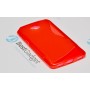 Полимерный TPU чехол Duotone для LG G Pro Lite Dual D686 (Прозрачный/Красный)