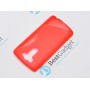 Полимерный TPU чехол Duotone для LG G3s Dual D724 (Прозрачный/Красный)