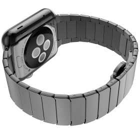 Ремешок HOCO Metal 2POINTERS из хирургической стали марки 316L для Apple Watch 42mm (Серый)