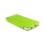 Ультра-тонкий кожаный чехол Pinlo Slice для iPhone 5 /5s / 5c  (Leather Green) + пленка
