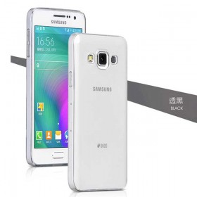 Ультра тонкий TPU чехол HOCO Light Series для Samsung Galaxy A3 (0.6mm Черный)