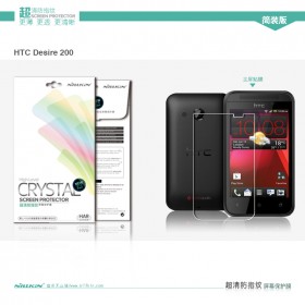 Защитная пленка Nillkin Crystal для HTC Desire 200 (Анти-отпечатки)