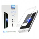 Защитное стекло для iPhone 8 (Белое) - Happy Mobile 3D Full Cover Ultra Glass Premium (Asahi glass) (Frame)
